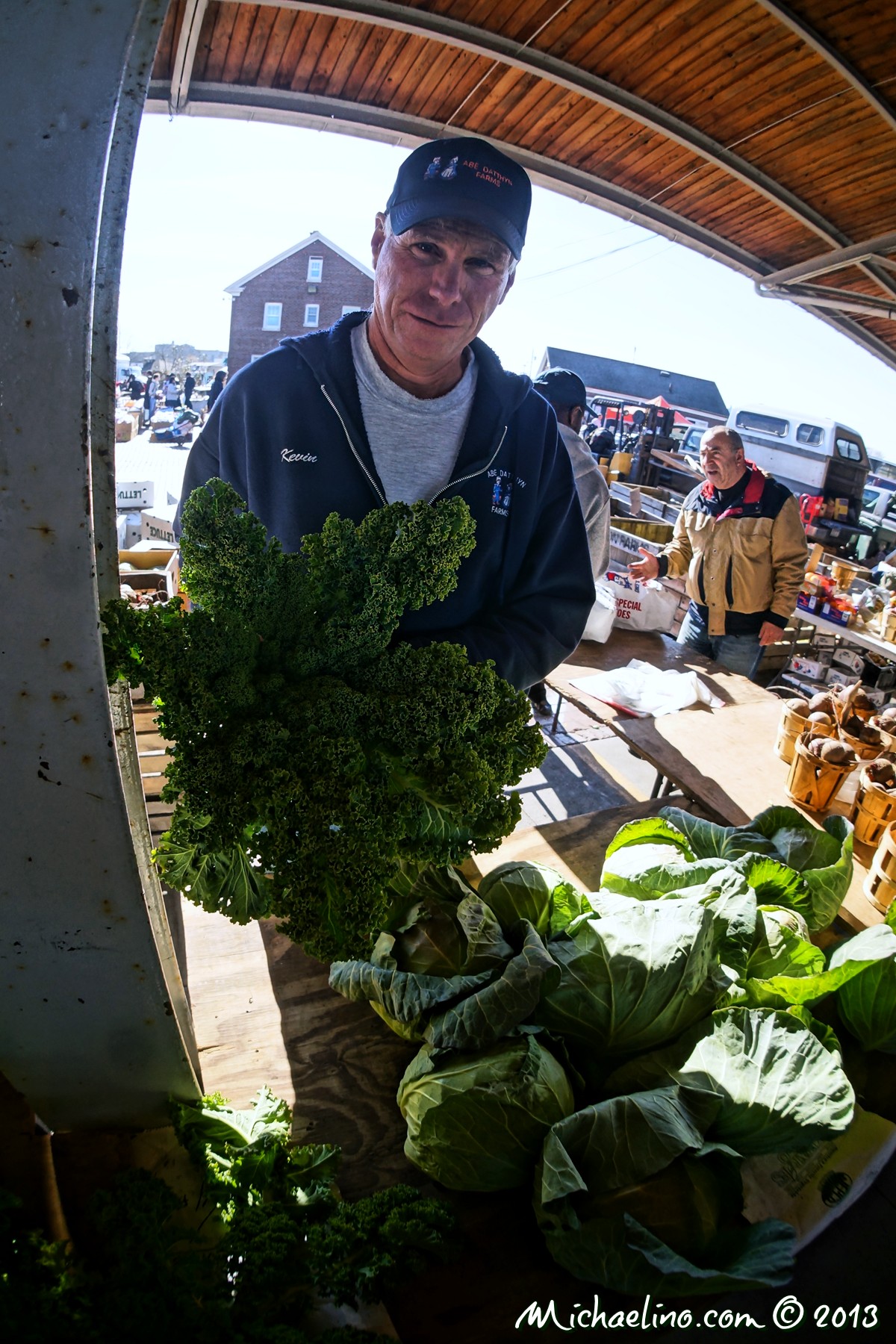 Kale Farmer at Rochester Public Market